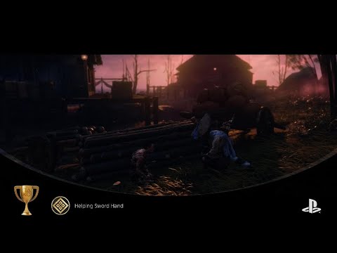 Ghost of Tsushima Helping Sword Hand Trophy