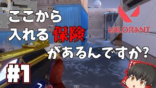 【VALORANT】マグレショットも実力のうち？ #1【ゆっくり実況】