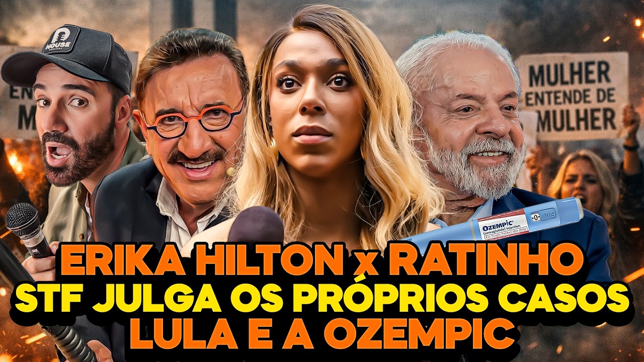 ERIKA HILTON x RATINHO | STF JULGA OS PRÓPRIOS CASOS | LULA E A OZEMPIC - STAND UP DIOGO PORTUGAL