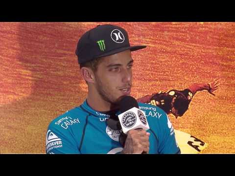 Felipe Toledo of Brazil wins the Quiksilver Pro on Australia’s 2015