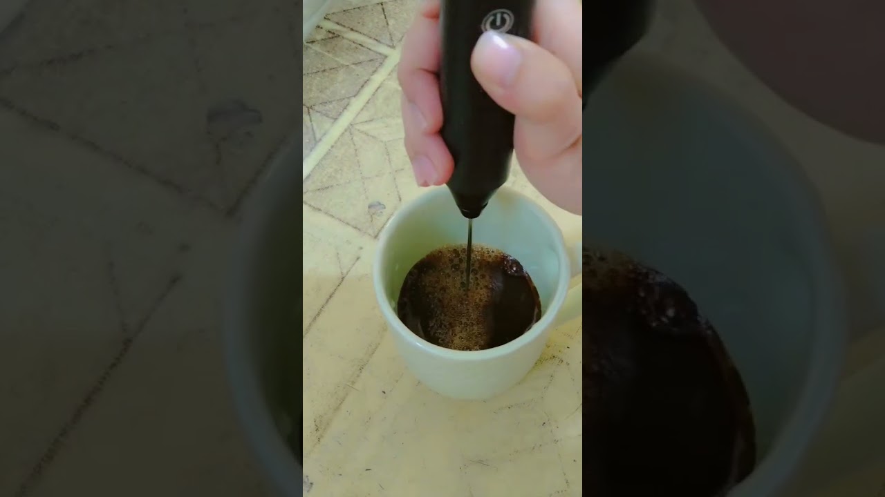 cafe style frothy coffee at home|घर पर कैफे़ स्टाइल झागदार कॉफी