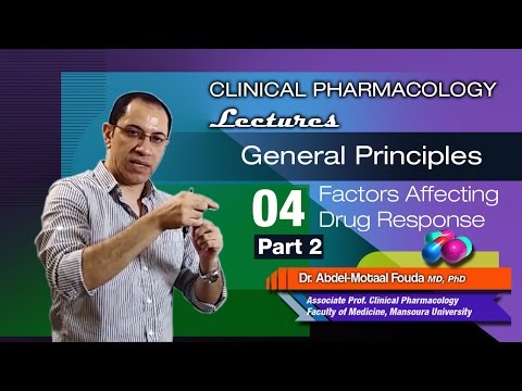 General Principles of Pharmacology (Ar) - 04 - variation in drug response - Part-2