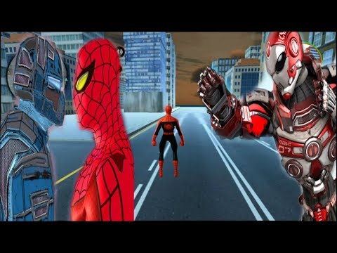 Spider Hero vs Superhero Robots | Spiderman Vs SuperHero | Android GamePlay Video