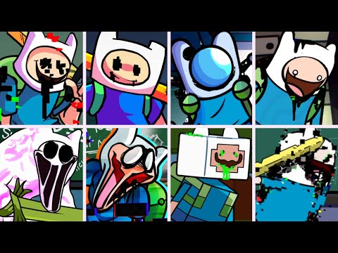 Friday Night Funkin' - Quiet but everytime it's Finn turn a Different Skin Mod is used