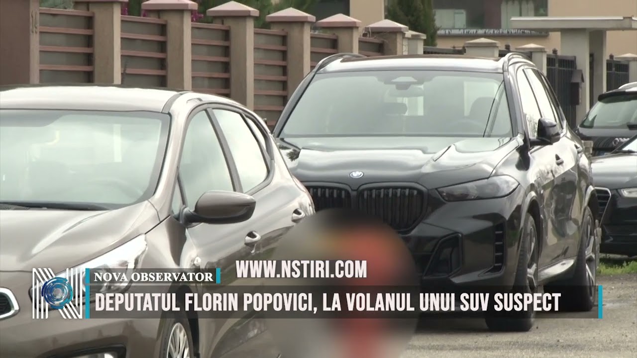 DEPUTATUL FLORIN POPOVICI, LA VOLANUL UNUI SUV SUSPECT
