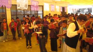 Angeles Volando, Parroquia de San Bernabe Amaxac; Tlaxcala Pascua 2013