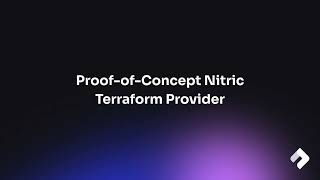 Download the video "Nitric Tech Demo: Proof-of-Concept Terraform Provider in Python"