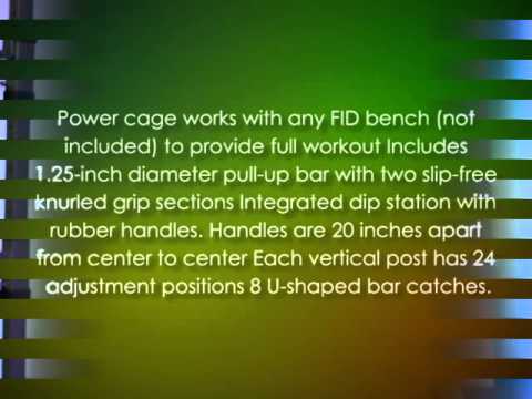 XMark Power Cage with Dip Station and Pull up Bar XM 4430