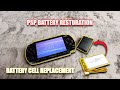 I Restored My PlayStation Portable PSP DEAD Battery 1000 Phat