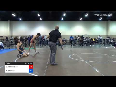 74 Kg Consolation Cael Valencia Unattached Vs Anthony Zach Cyclone RTC C RTC