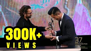 Aamir Khan Gives The Best Actor Award To Louis Koo At The 37th Hong Kong Film Awards video