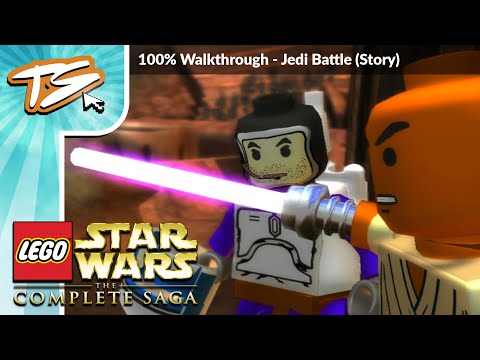 JEDI BATTLE!! - LEGO STAR WARS: THE COMPLETE SAGA 100% WALKTHROUGH #10
