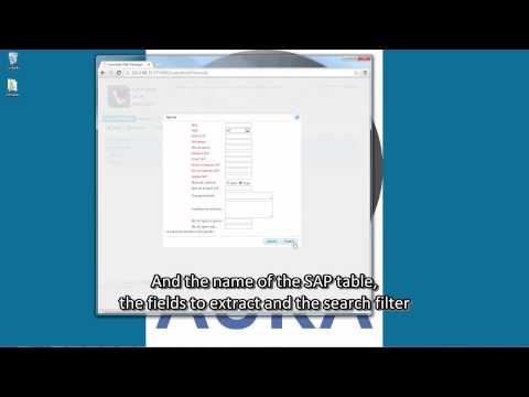 Launcher/i LWM demonstration: how to produce an Excel datasheet from SAP data