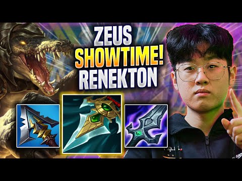 ZEUS SHOWTIME WITH RENEKTON! - T1 Zeus Plays Renekton TOP vs Neeko! | Preseason 2023