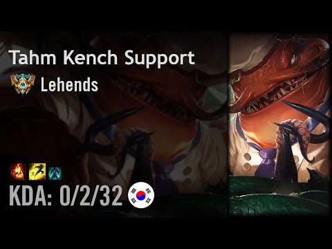 Tahm Kench Support vs Bard - Lehends - KR Challenger Patch 6.16