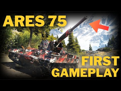 First GAMEPLAY with NEW ARES 75 !! - WOT Update 2.1.1