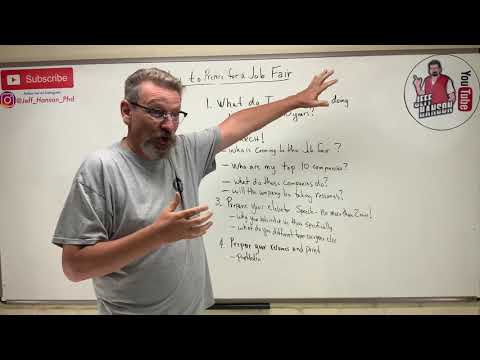 How to Prepare for Your Job Career Fair