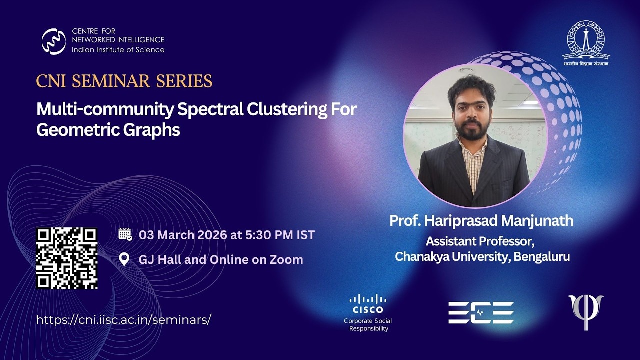 Multi-community Spectral Clustering for Geometric Graphs
