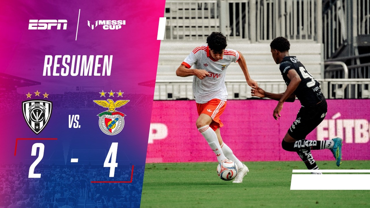 LOS RAYADOS CAYERON EN LA MESSI CUP Y JUGARÁN LA COPA DE PLATA |Ind. del Valle 2-4 Benfica | RESUMEN