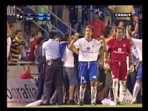 Goles en directo del Tenerife 2 - Xerez 0 (7-6-2009)