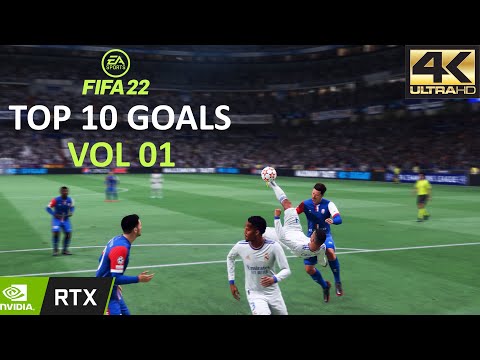 FIFA 22 TOP 10 GOALS VOL 01 | Best Goals Compilation 4k 60fps Gameplay