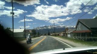Stevie Nick&#39;s desert angel; driving through Colorado Rocky mountain&#39;s II