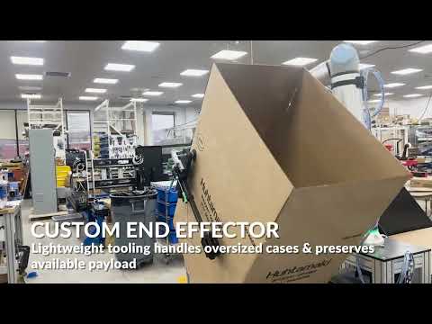 Robotic Case Erector | Oversized Box Forming | Collaborative Robots | ONExia Inc.
