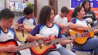 MÚSICA QUE TRANSFORMA - E. E. GERALDA PEREIRA DE ALMEIDA