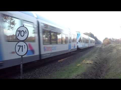 Breng Direct GTW Trains Transfer Run at Grubbenvorst NL