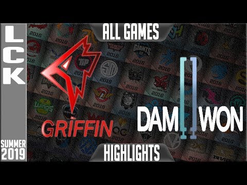 GRF vs DWG Highlights ALL GAMES | LCK Summer 2019 Week 6 Day 3 | Griffin vs Damwon Gaming