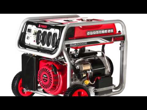 SUA9000E Portable Electric Generator by A-iPower