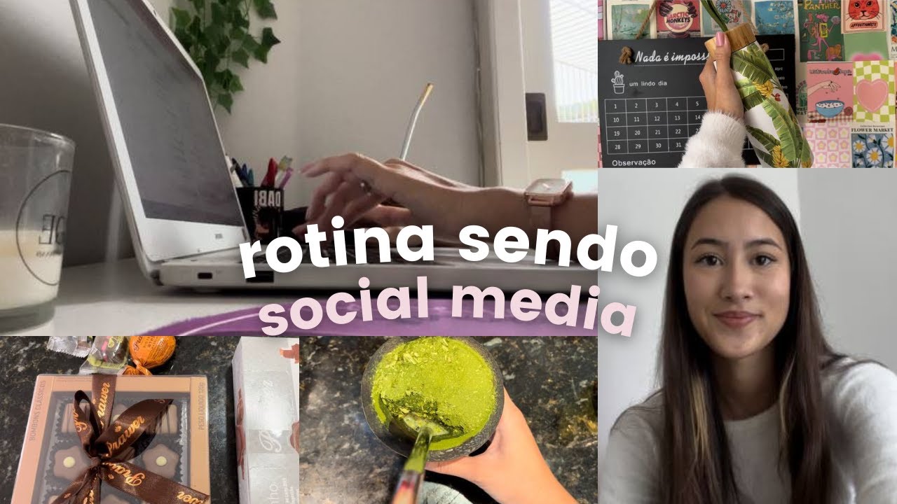 rotina sendo social media 👩🏻‍💻| começando um perfil do zero | EP1 🌸