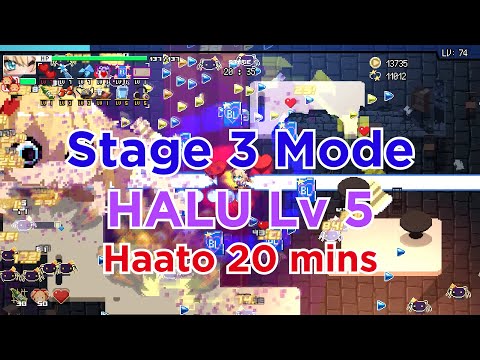 HoloCure - Haato - 20 min Stage Mode - Stage 3 Clear WITH HALU LVL 5 ! (NEW UPDATE : FIRST TRY)