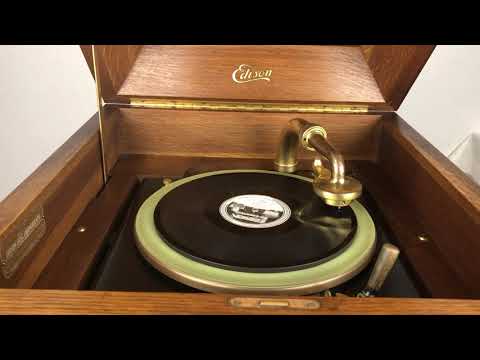 Edison Oak Antique C19 Diamond Disc Phonograph