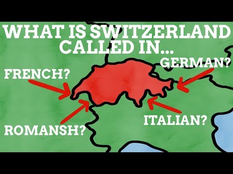 What Is Switzerland Called In Its Four Languages?