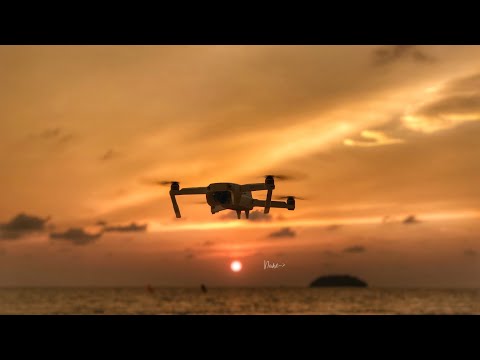 Tanjung Aru Beach Ariel View