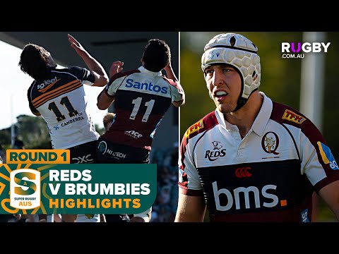 Queensland Reds gegen ACT Brumbies – Highlights | Runde 1 | Super Rugby Aus 2025
