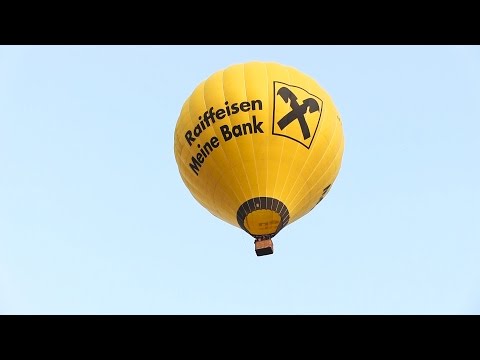 Ballonfahrt der Raiffeisenbank Wattens