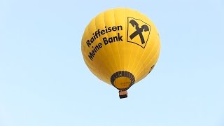 Ballonfahrt der Raiffeisenbank Wattens