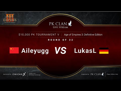 PK Tournament V | $10,000 — RO32: Aileyugg vs. LukasL | Age of Empires 3: DE