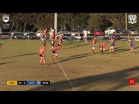 2019 IDRL 1st Grade Round 6 Highlights - Helensburgh Tigers vs Berkeley Eagles