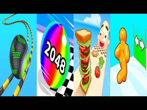 Going Balls Vs Ball Run 2048 Vs Sandwich Runner Vs Tall Man Run - Who Is Best?