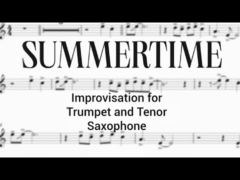Summertime IMPROVISATION for TRUMPET and TENOR SAX (feat. D. Faustov)