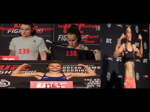 Raquel Pennington And Maycee Barber Both Miss Weight How You Gonna Explain This