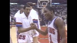 Isiah Thomas Sets Single Season Assists Record (Pistons Playback)