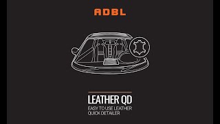 ADBL Leather QD 500 ml - čisticí a ošetřující přípravek na kůži
