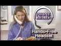 1993 Phone Relief Hands Free Head Set Commercial