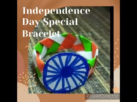Independence Day Special Paper Bracelet by Pushti, Kids DIY activity, Kids Independence Day Special