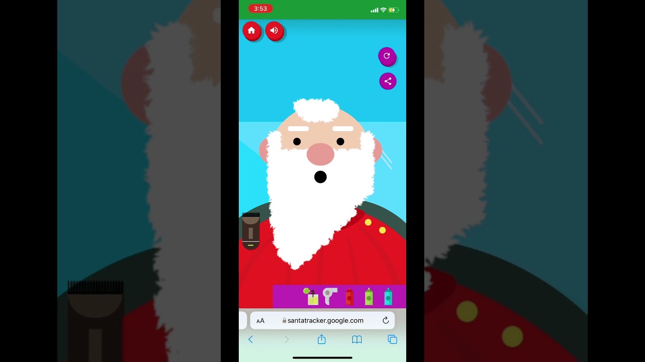 Google Present Merry Christmas Special Santa Claus Doodle🎄