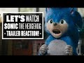 Let's Watch the Sonic the Hedgehog Trailer - Sonic the Hedgehog Movie Reaction